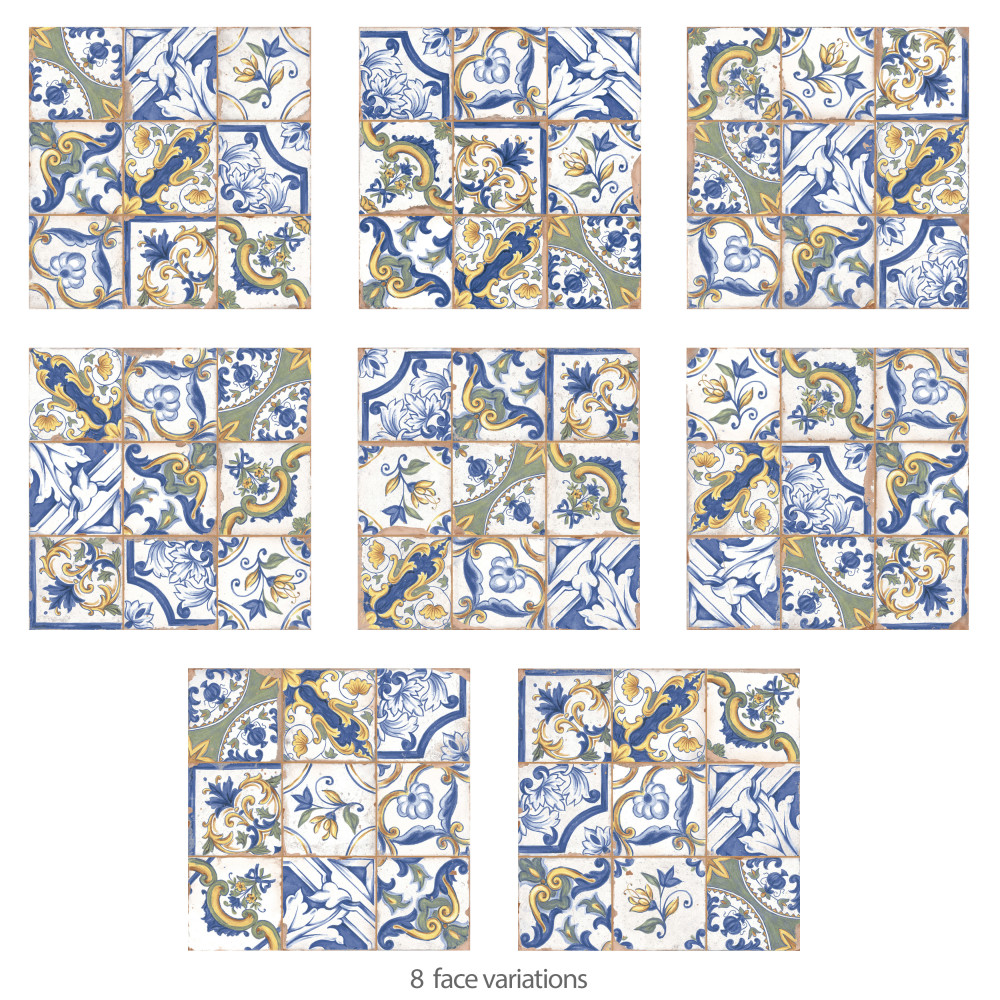 Kings Campania Amalfi 13 in. x 13 in. Ceramic Floor and Wall Tile