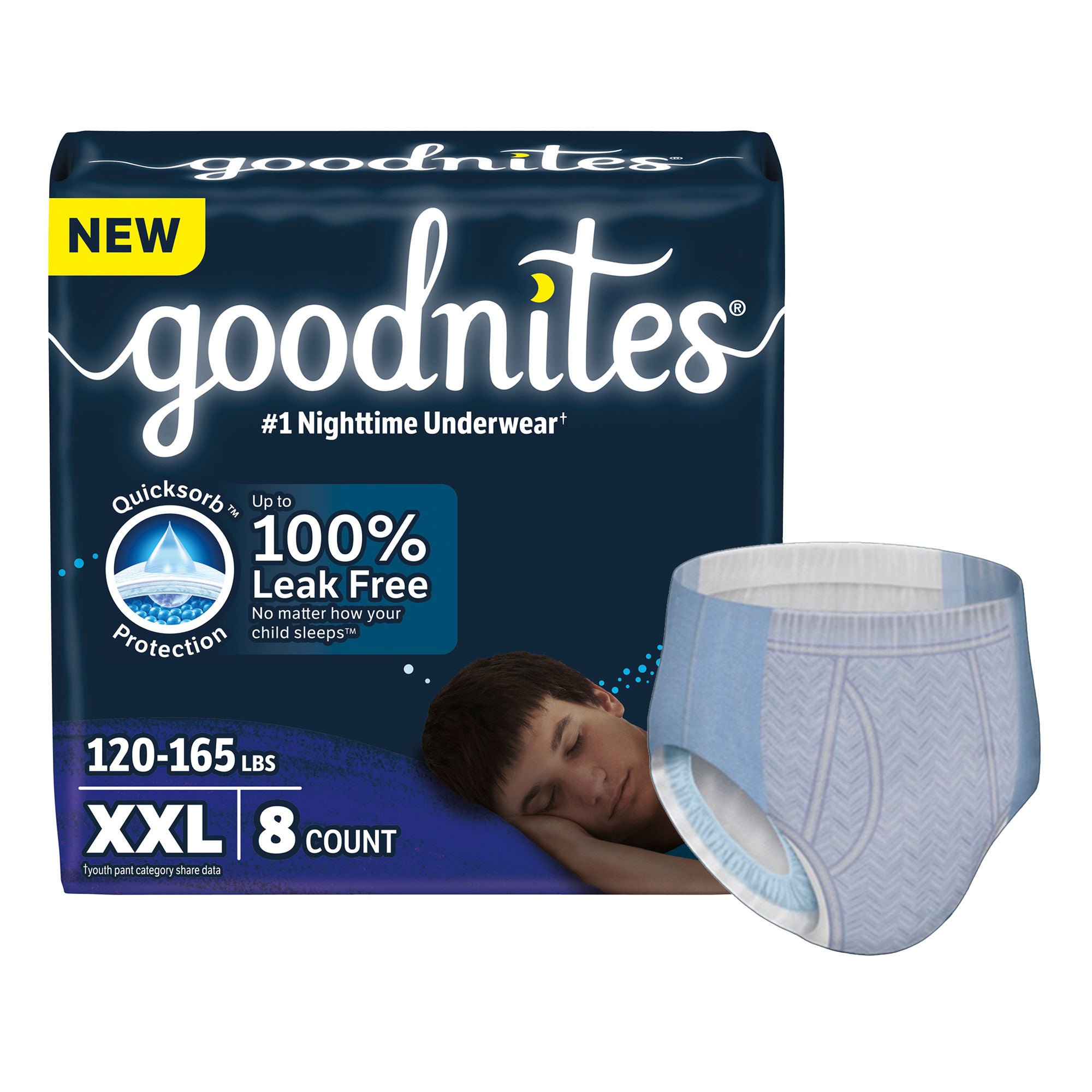 GoodNites® Nighttime Underwear for Boys, 2X-Large