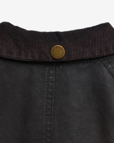 Barbour Re-Loved Beadnell Waxed Jacket - Size 12 Black