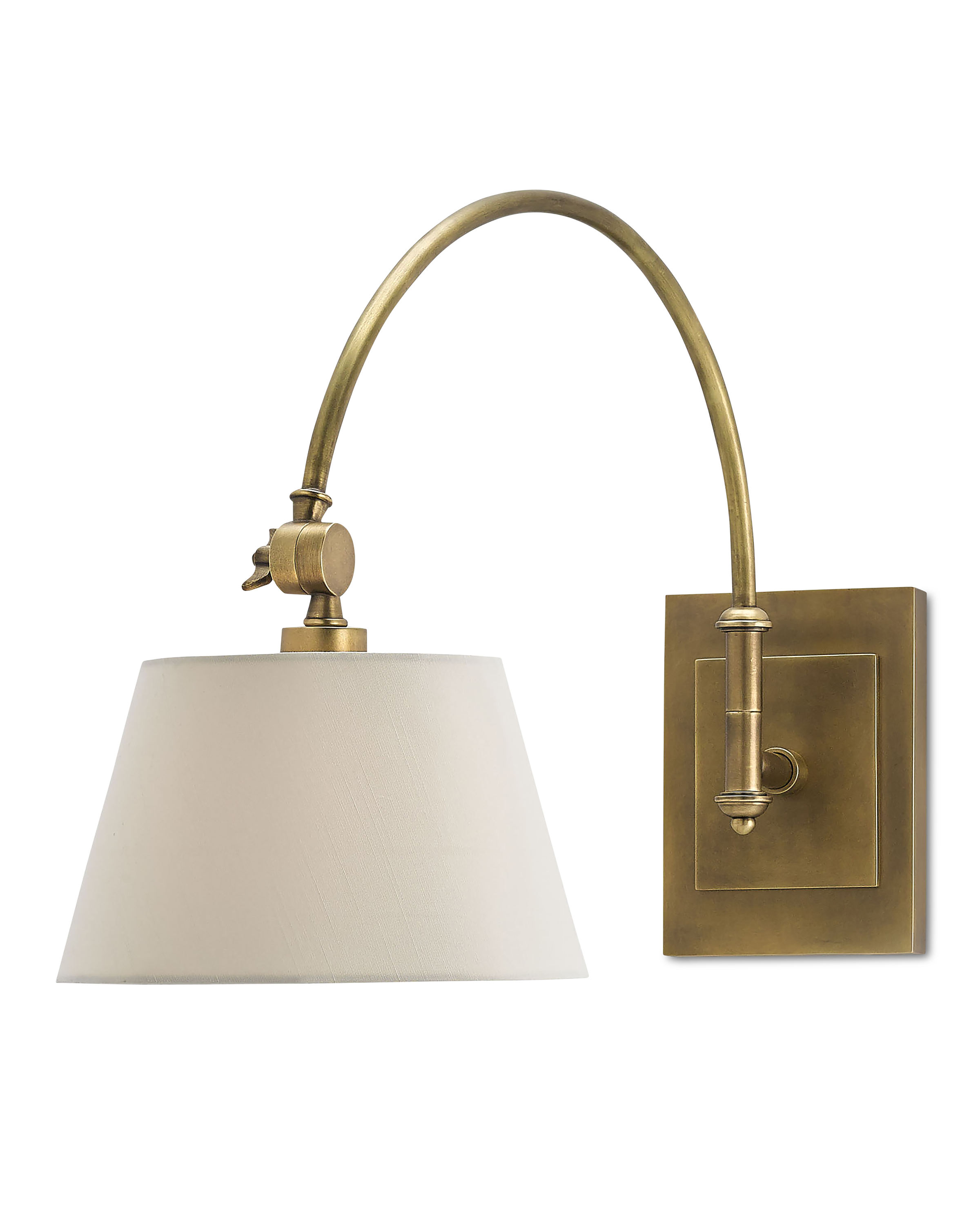 Ashby Brass Swing-Arm Wall Sconce
