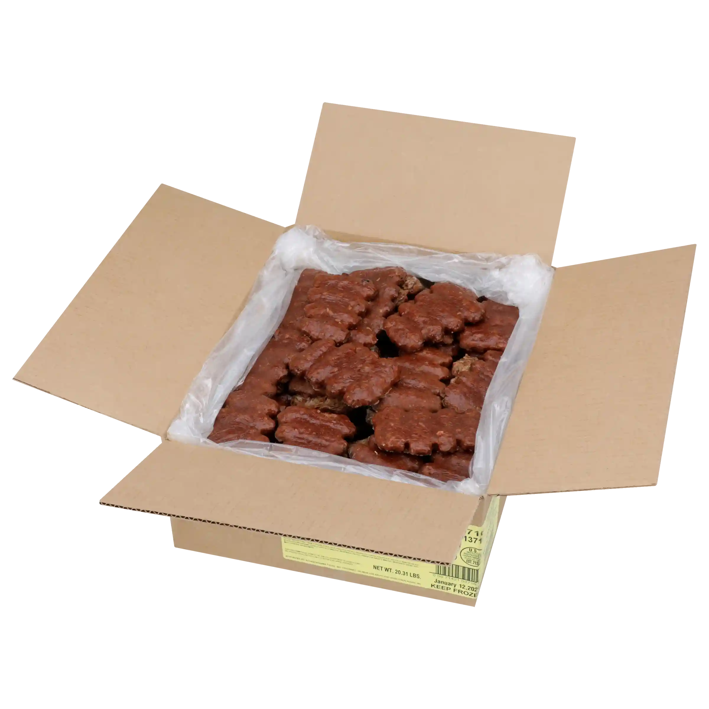 AdvancePierre™ Fully Cooked Beef Rib Patties with Honey BBQ Sauce, 3.25 oz_image_4