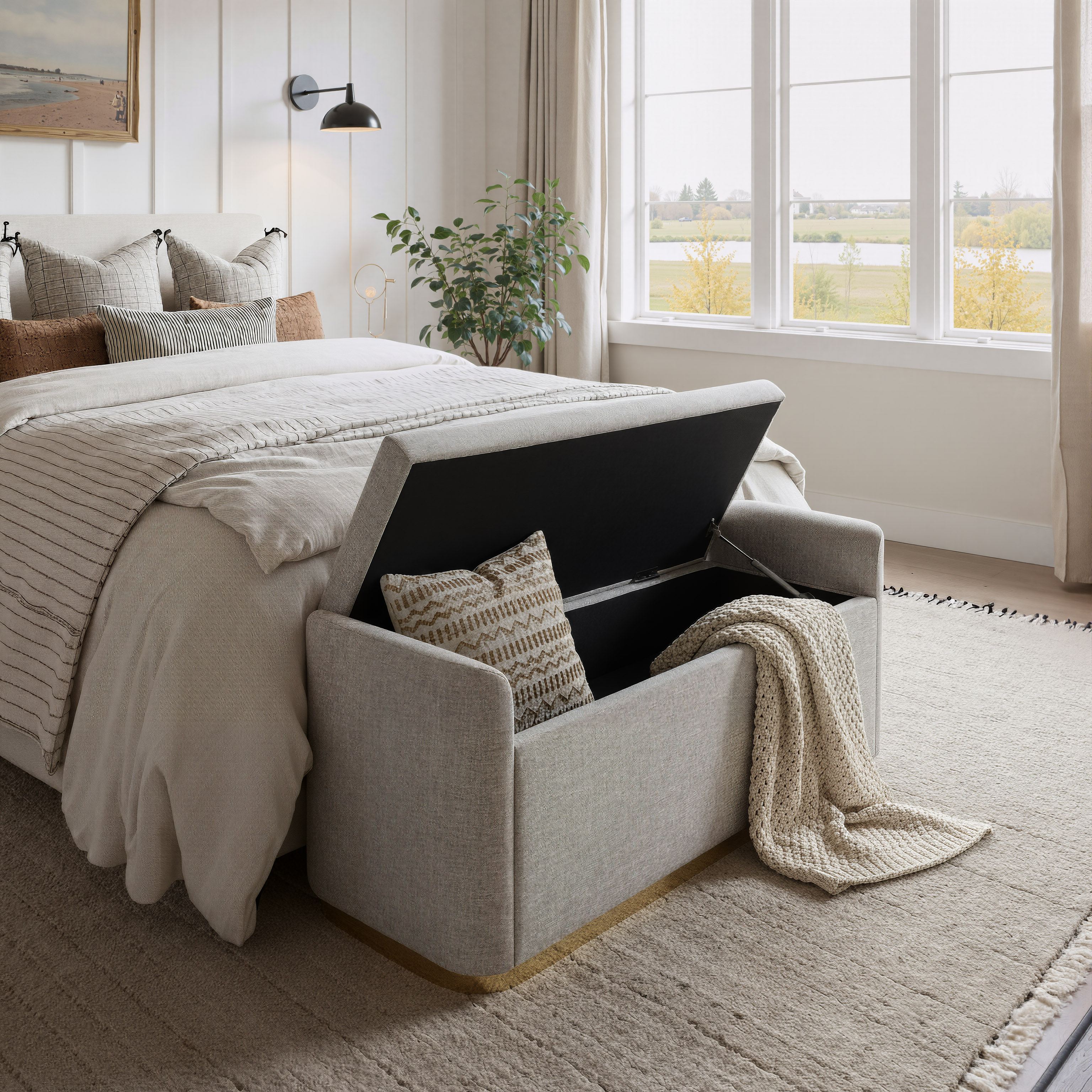 Dobo Storage Bench Gray product image