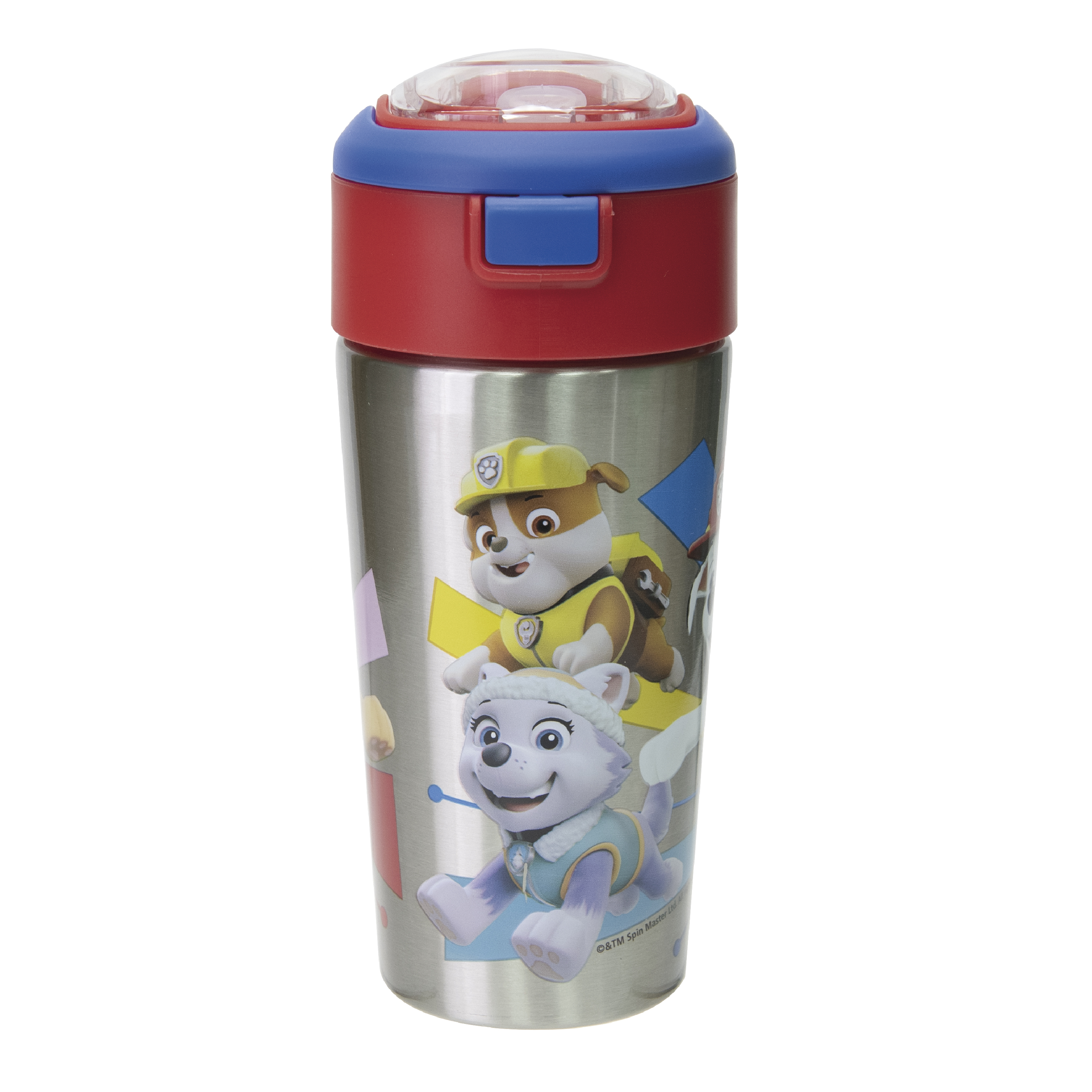 Paw Patrol 12 ounce Vacuum Insulated Reusable Stainless Steel Water Bottle, Skye, Rubble & Friends slideshow image 1