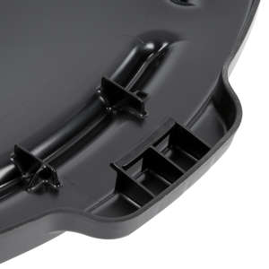 Rubbermaid Commercial, BRUTE, Self-Draining, Round, Plastic, 55 gal, Black, Receptacle Lid