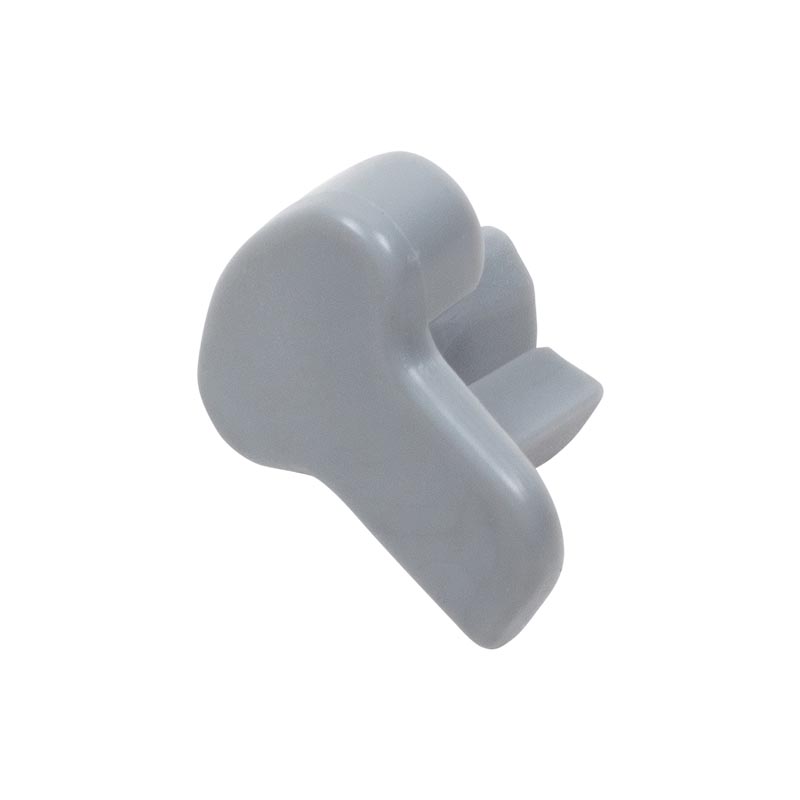 Left End Cap in Silver