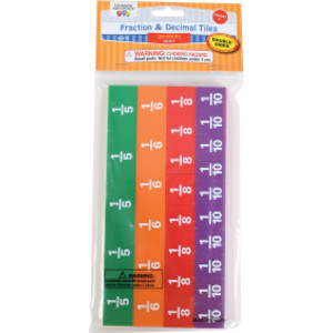 Fraction/Decimal Tiles - Set of 51