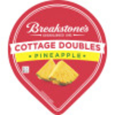 Breakstone's Cottage Doubles Lowfat Cottage Cheese & Pineapple Topping ...