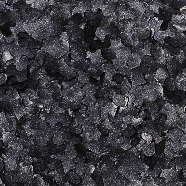 Black Confetti Edible Glitter