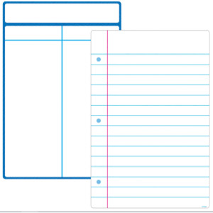 Note Sheets Wipe-Off Learning Set