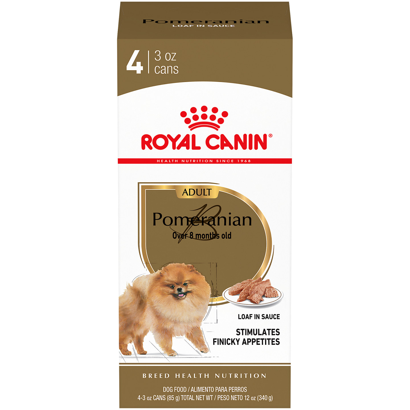 Pomeranian Adult Loaf in Sauce Canned Dog Food Royal Canin