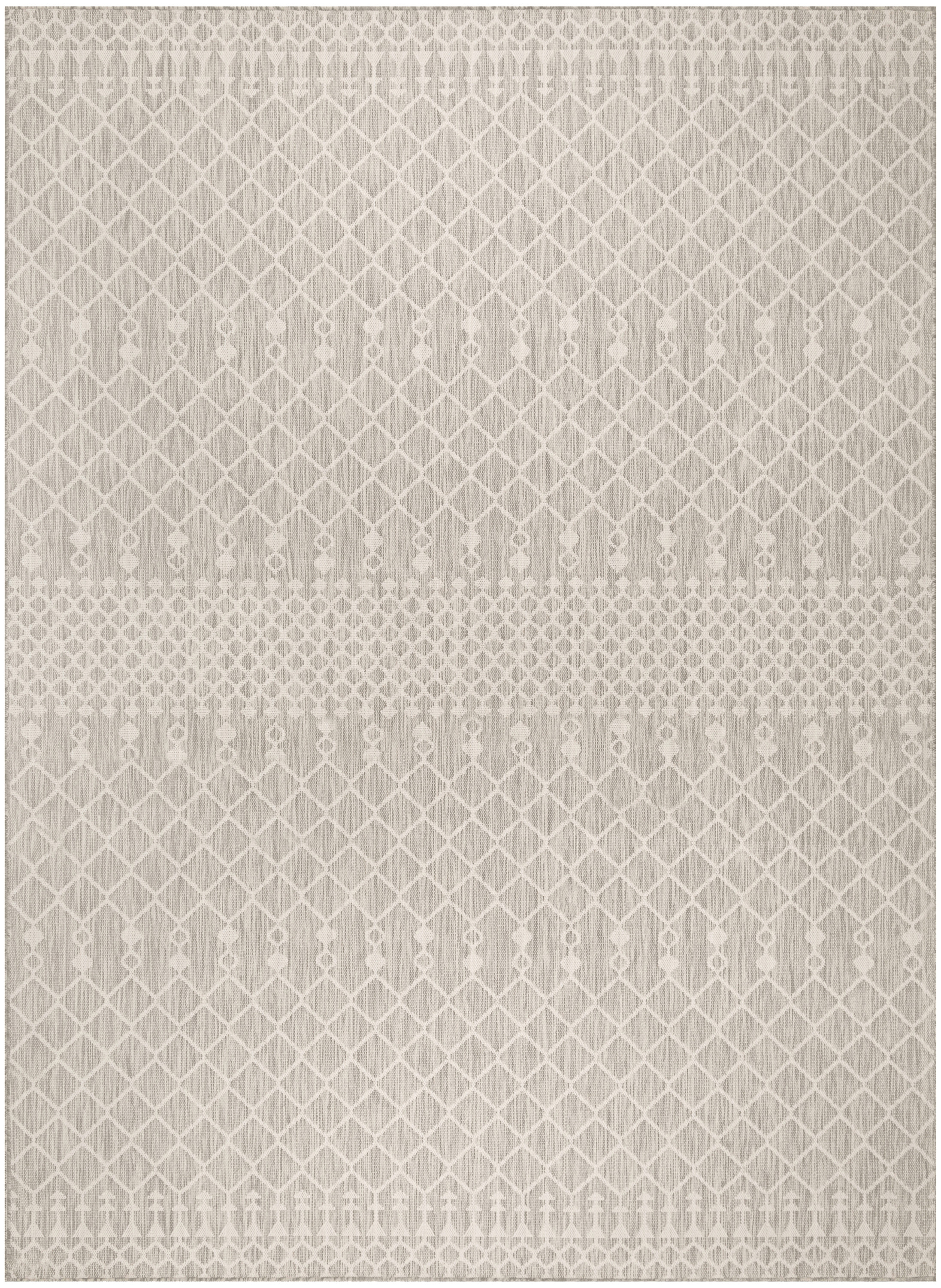 Nourison Positano 8' x 10' Light Grey Modern Rug