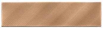 Refined Metal Bronze Gloss 2×9 Field Tile Linear Wave