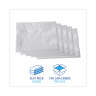 Boardwalk,  LLDPE Liner, 60 gal Capacity, 38 in Wide, 58 in High, 0.9 Mils Thick, White