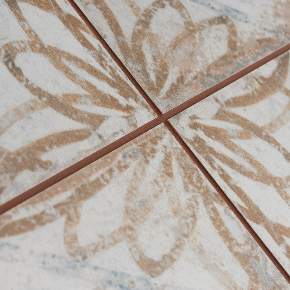 Kings Root Lattice 17-5/8 in. x 17-5/8 in. Ceramic Floor and Wall Tile