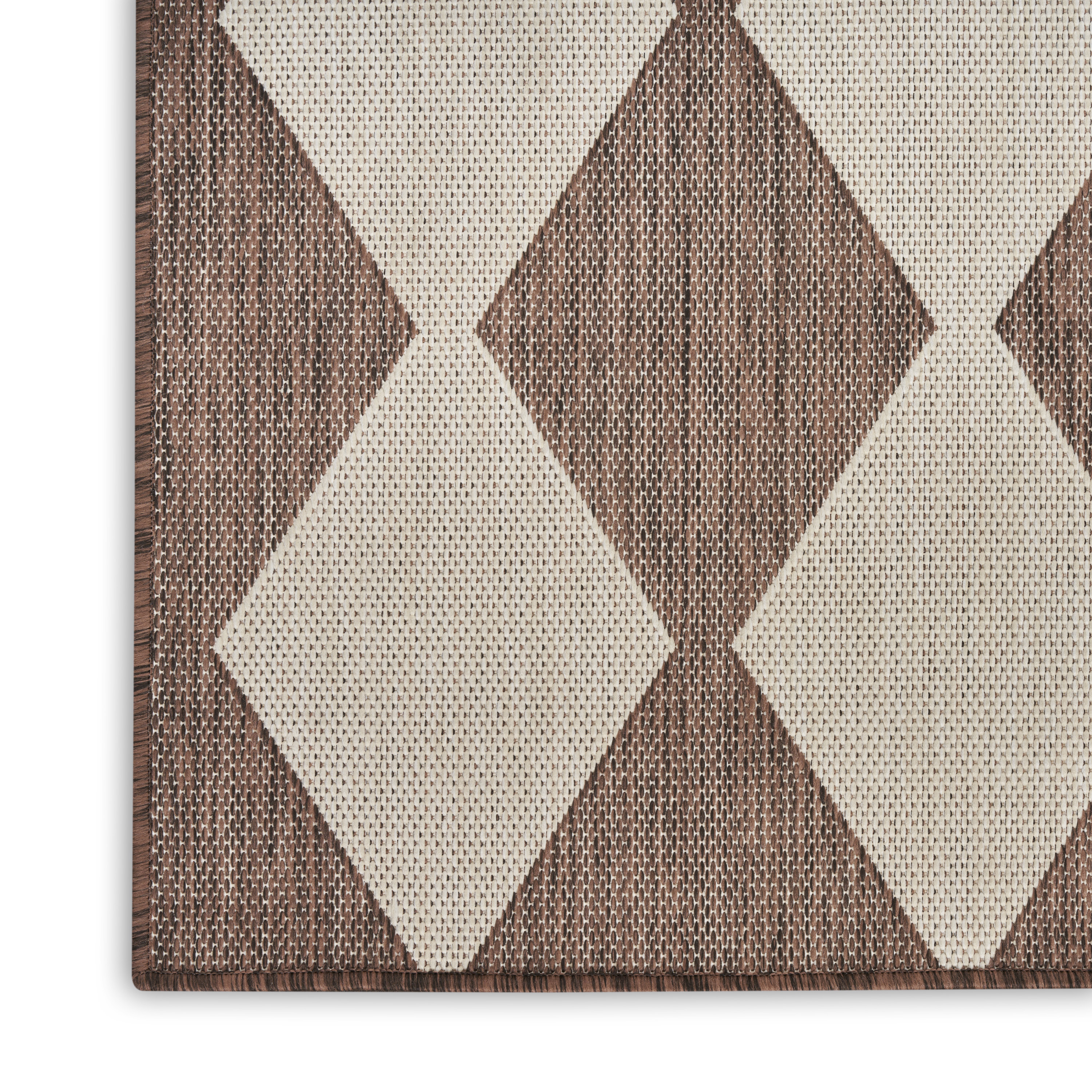 Nourison Positano 2'2" x 12' Natural Modern Rug