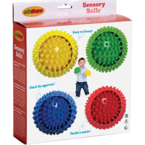 Sensory Opaque Ball, 4" Diameter, Pack of 4