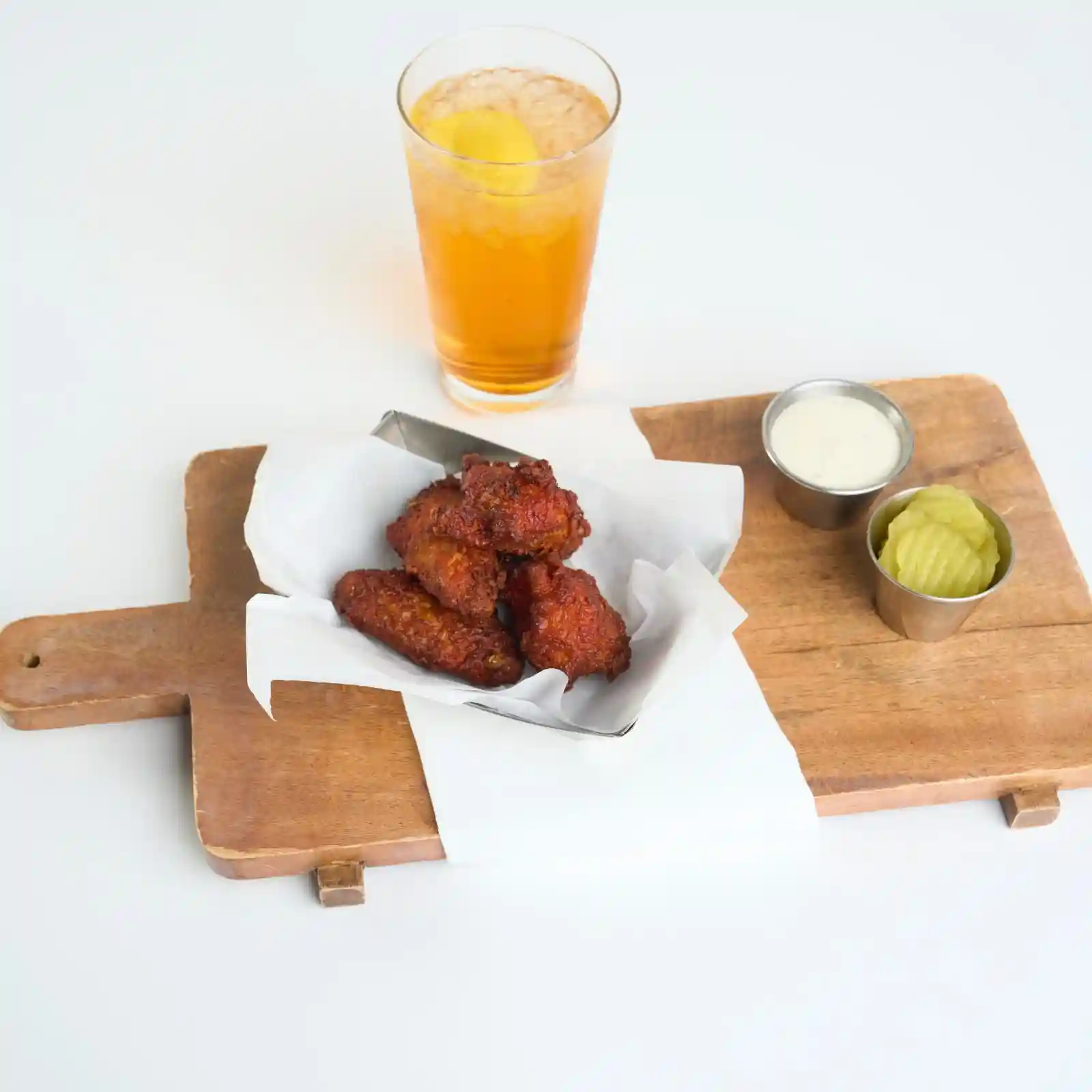 Tyson Red Label® Fully Cooked Breaded Authentically Crispy Spicy Bone-In Chicken Wing Sections, Smedium_image_1