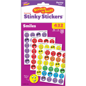 Smiles Stinky Stickers&reg; Variety Pack, 432 ct