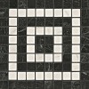 Marvel Pro – Floor Noir And Cremo 7×7 Greca Corner Mosaic