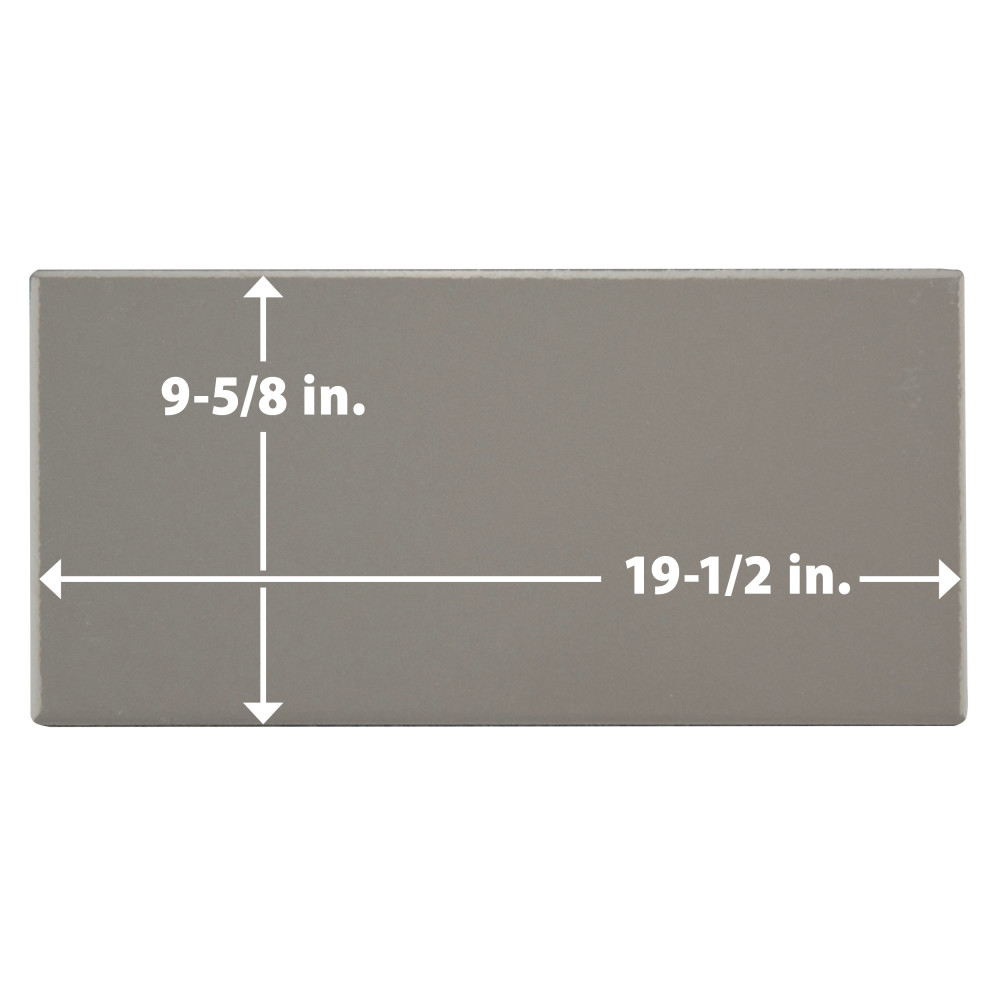 Piscina Glossy Dark Grey with BioTech 9-5/8 in. x 19-1/2 in. Porcelain Floor and Wall Tile