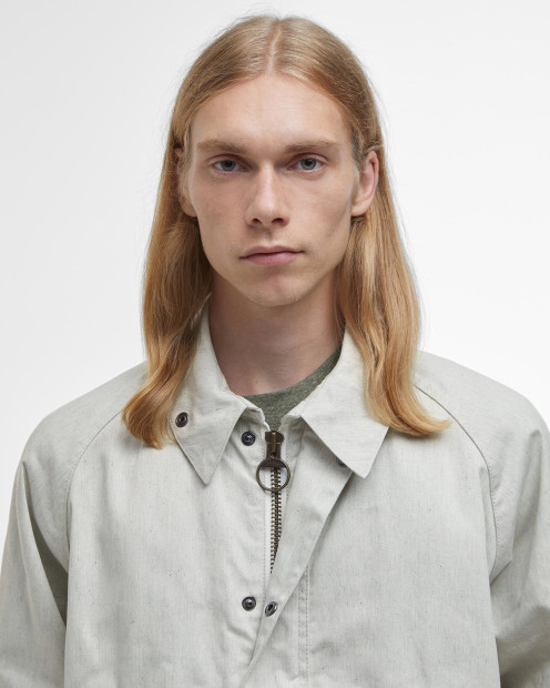 Modified Oversized Bedale Casual Jacket Natural
