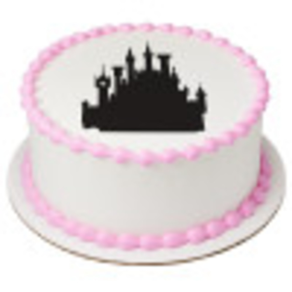 Order Disney Princess Castle Silhouette Edible Image® by PhotoCake