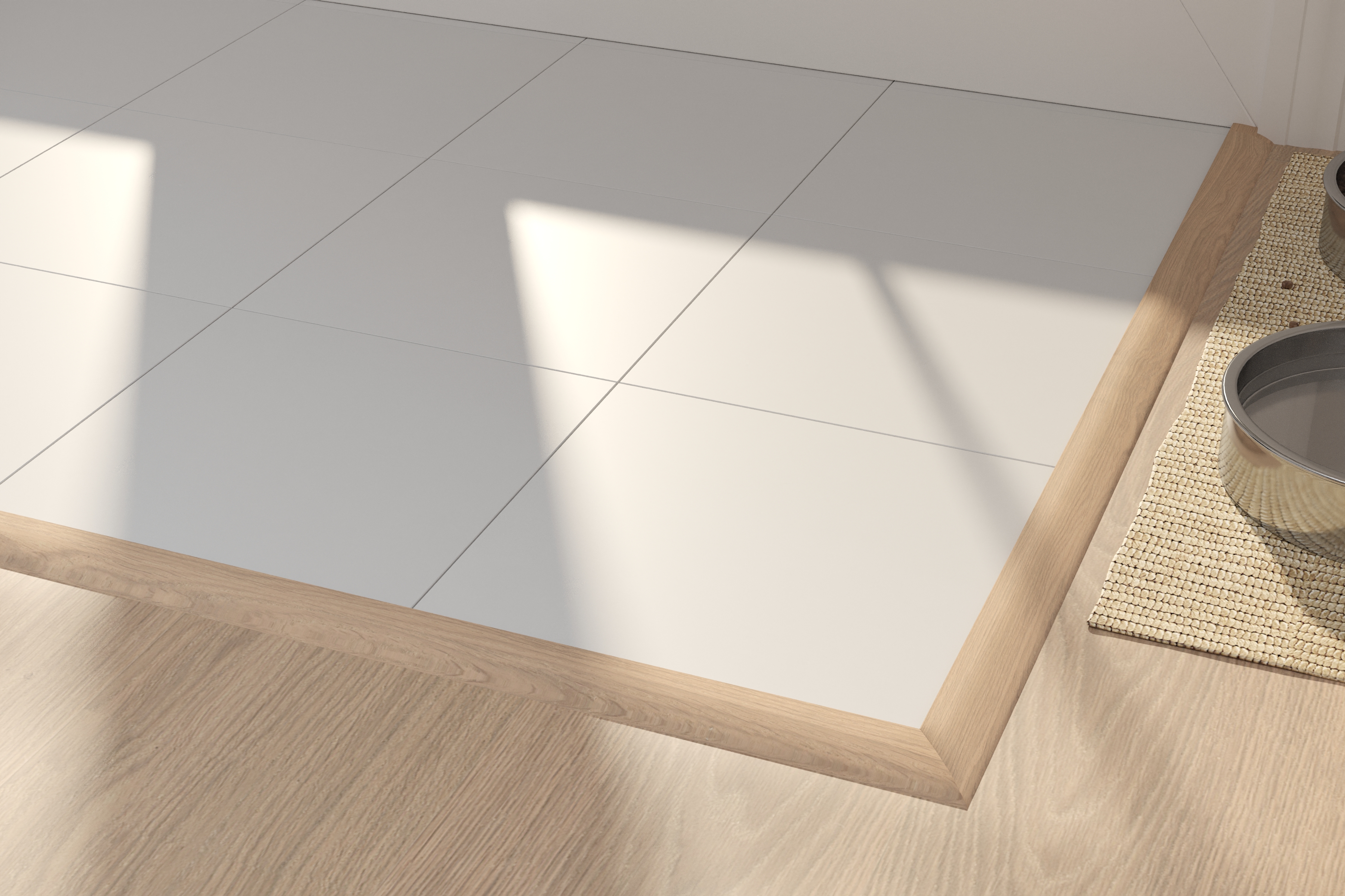 Champagne Sea Cali Hardwoods Reducer Flush view 2