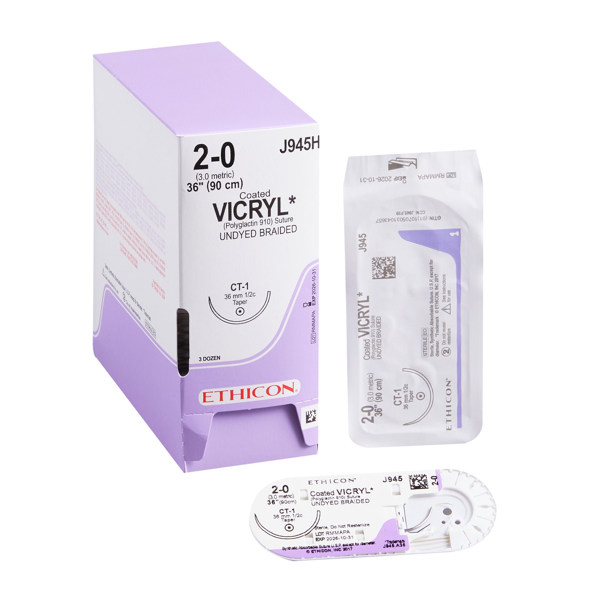 Coated Vicryl™ Suture with Needle