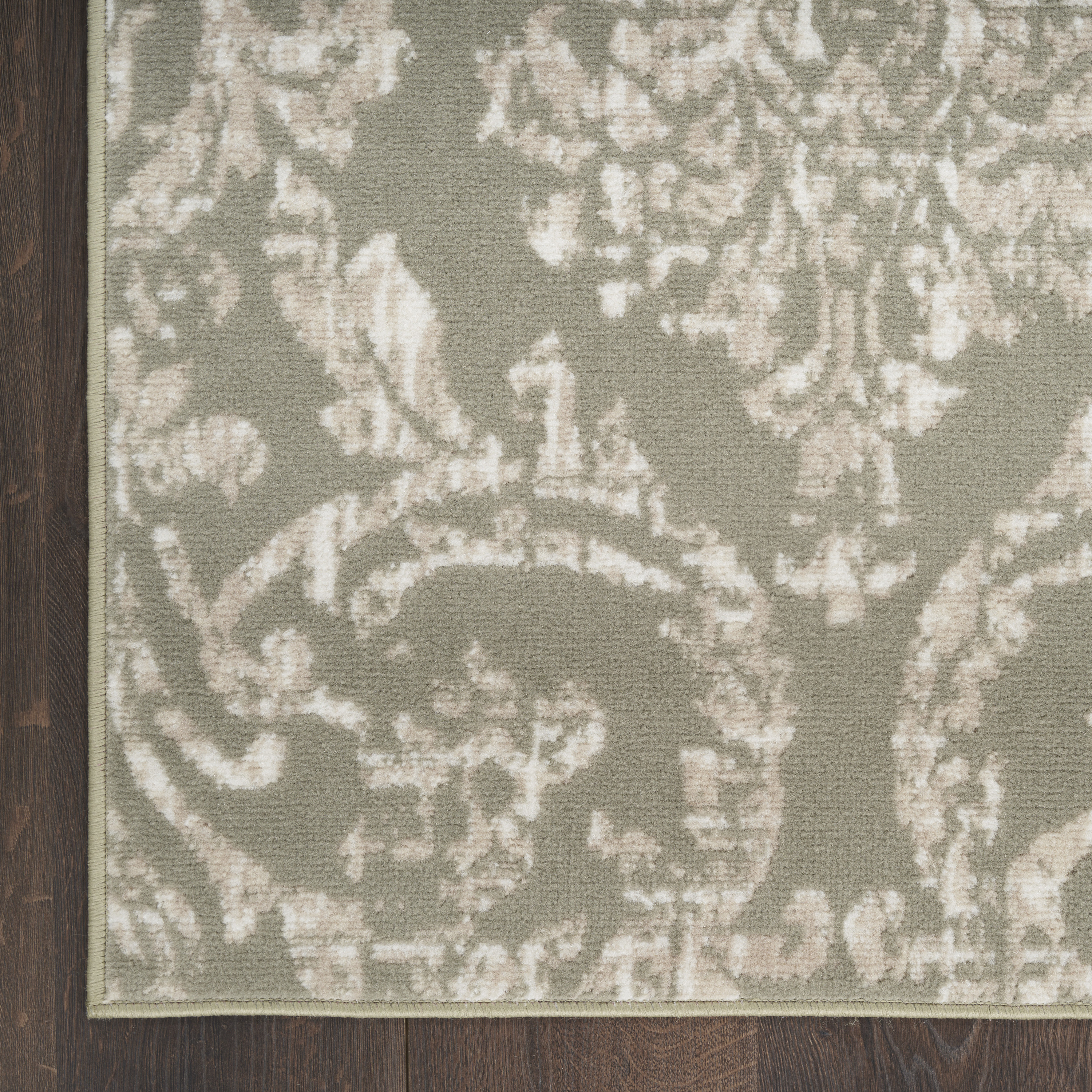 Nourison Jubilant 2' x 4' Olive Vintage Indoor Rug