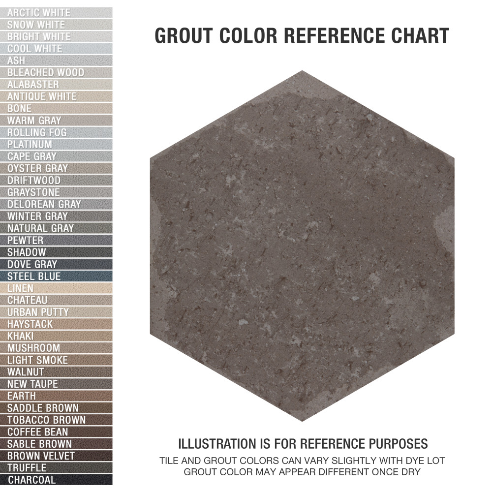 Brickyard Hex Olive 8-1/2 in. x 9-7/8 in. Porcelain Floor and Wall Tile