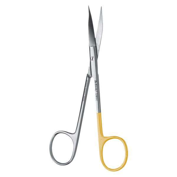 HF Scissors Goldman Fox #16 1 Blade, Serrated Curved, Super Cut