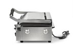 120-volt single panini sandwich grill with cast-iron flat plates and NEMA 5-20P Plug