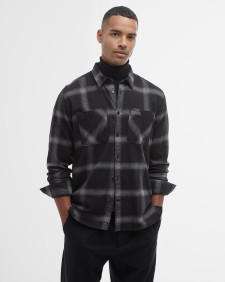 Fenton Regular Long-Sleeved Oxford Shirt Classic Black