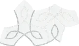 Waterjet Stone Mosaics Dove 8×14 Vine Mosaic Honed