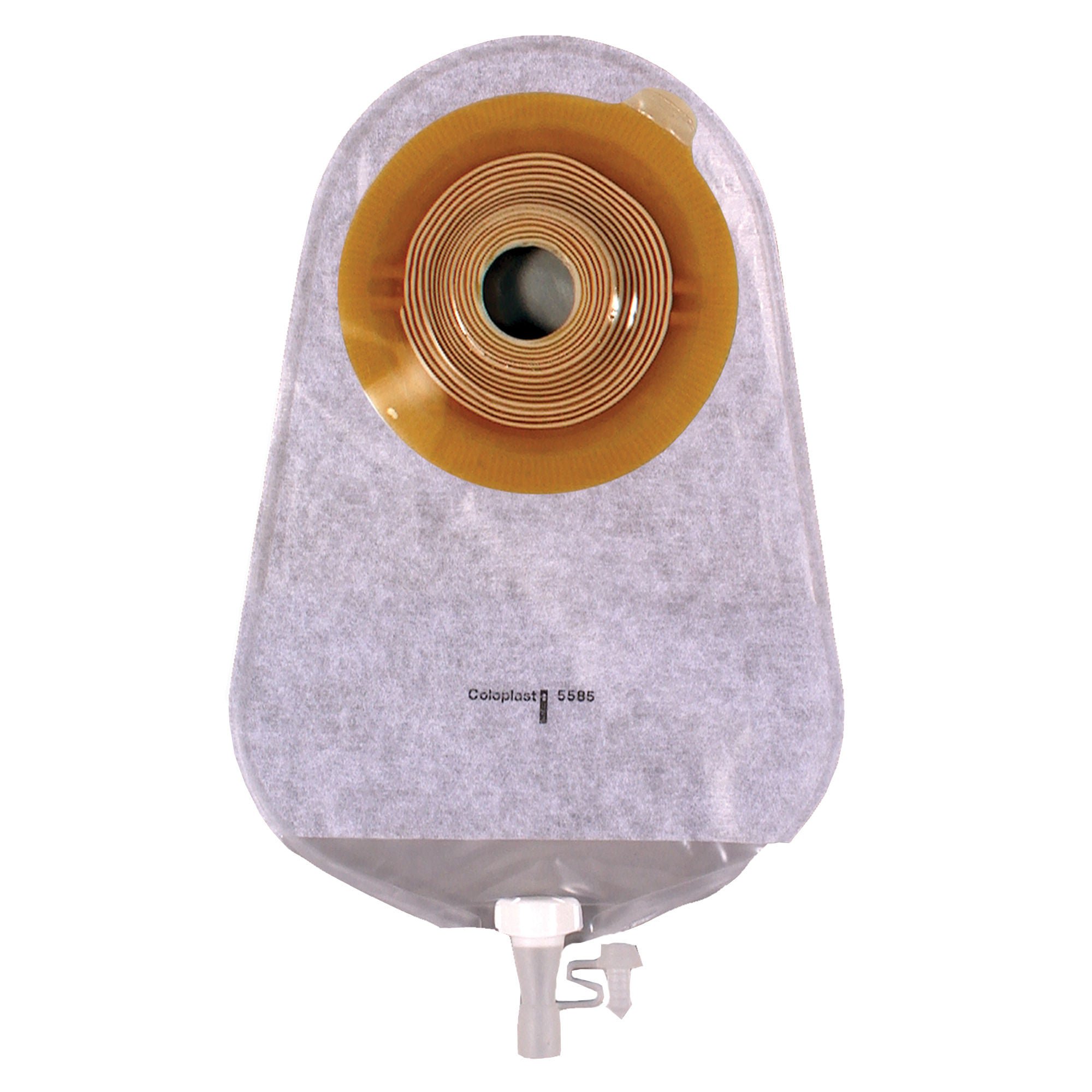 Assura® Deep Convex 1-Piece Transparent Urostomy Pouch, 15mm Stomas