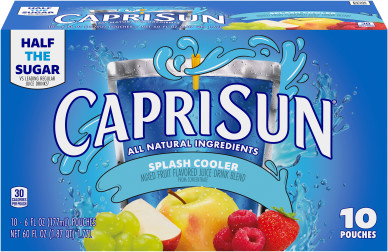 Capri Sun® Splash Cooler Mixed Fruit Flavored Juice Drink Blend, 10 ct Box, 6 fl oz Pouches