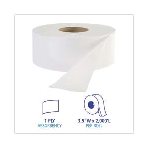 Boardwalk, 1 ply, 3.5in Bath Tissue
