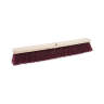 Boardwalk, 24in, Floor Brush Head, Polypropylene Bristles, Maroon