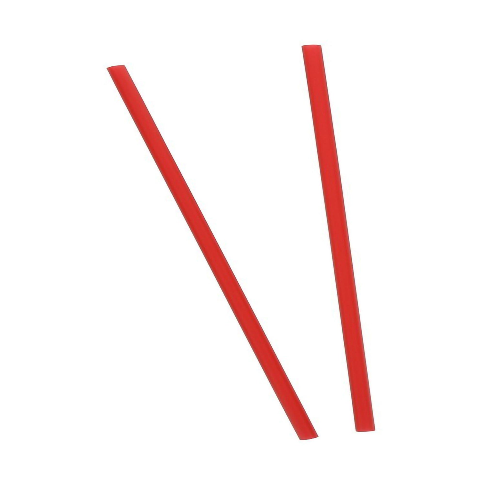 Red Jumbo Straw, 10.25-inch-long