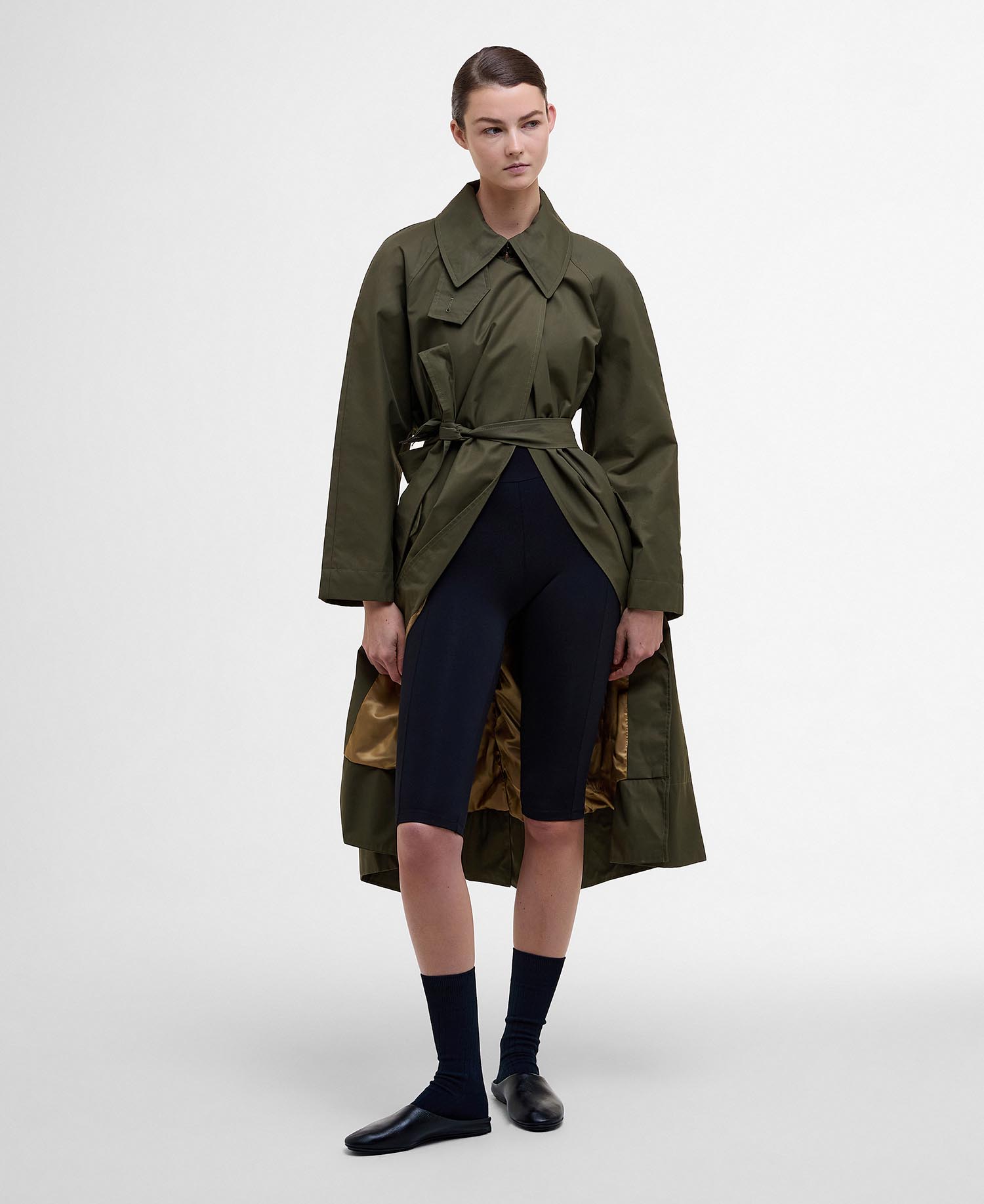 Barbour The Edit by Alexa Trenchcoat Harley Showerproof image number 0
