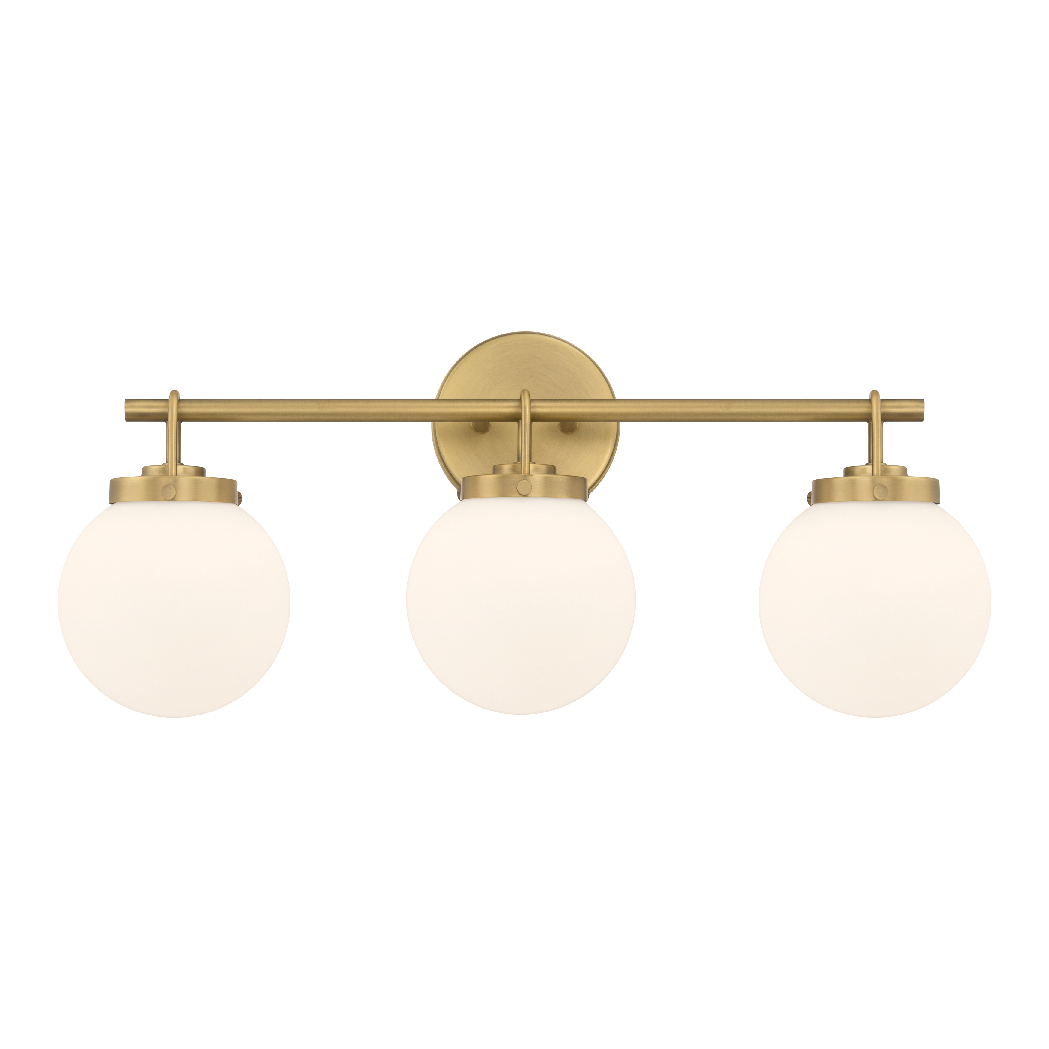 3-Light Vanity - Legacy Brass with Etched Opal Glass - alternate view