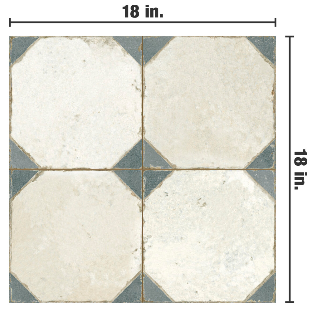 Sample – Kings Yard Blue Ceramic Floor and Wall Tile