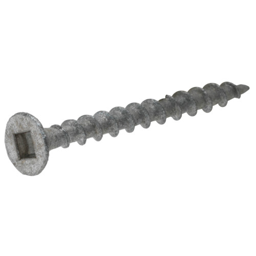 Galvanized Square Drive Deck Screw #6 x 1