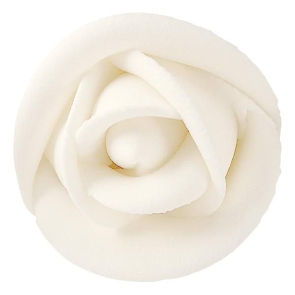 Sugarfair™ White Medium Classic Sugar Rose Decorations