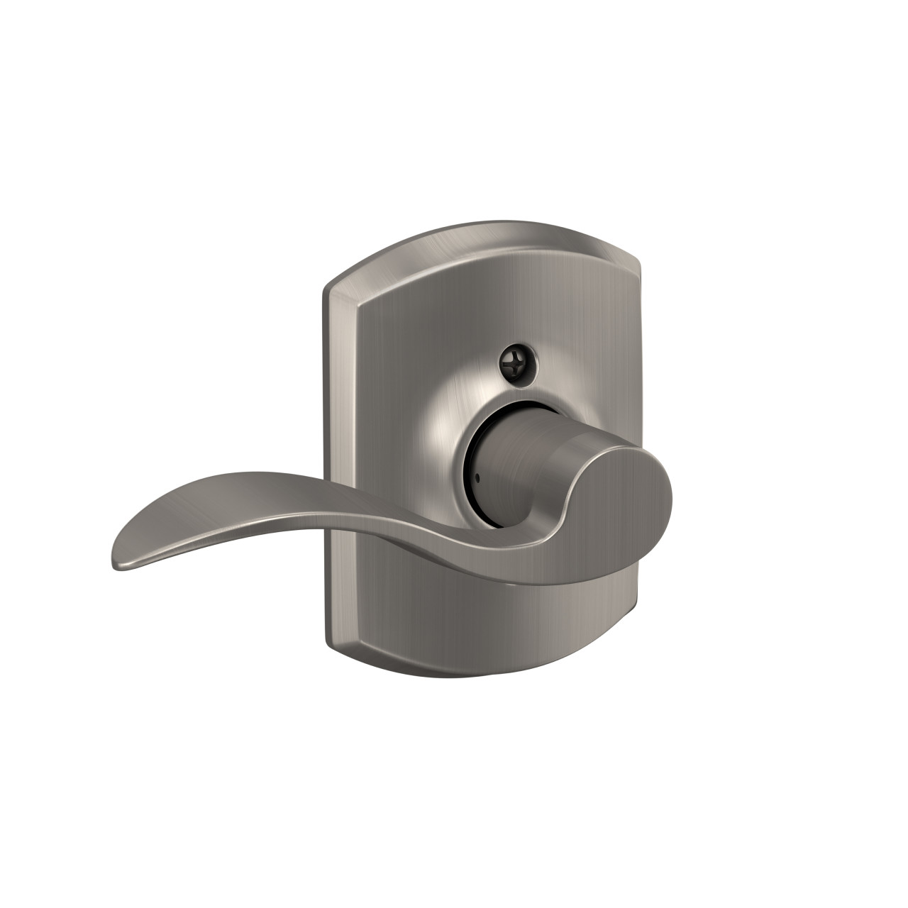 Accent Non-Turning (Dummy) Door Lever with Greenwich Trim