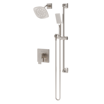 Verity Shower and Hand Shower Trim with VersaFlex Integral Diverter for Test Cap Valve