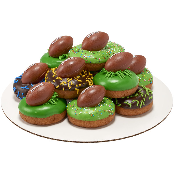 3D Football Cupcake Rings