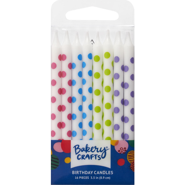 White Polka Dots Assortment Specialty Candles