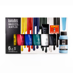 Liquitex BASICS Acrylic Paint & Fluid Set Basic Colors 118 mL Set of 7