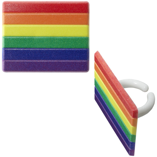 Pride Cupcake Rings